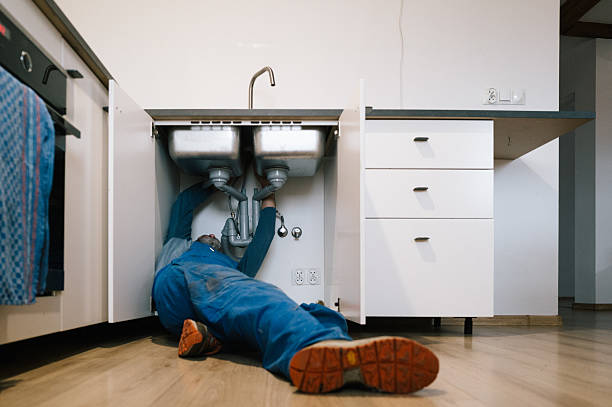 Professional Leak Detection technician working in Westwood, MA